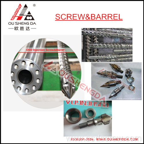 screw and barrel for Haitian injection machine/shoe sole injection machine